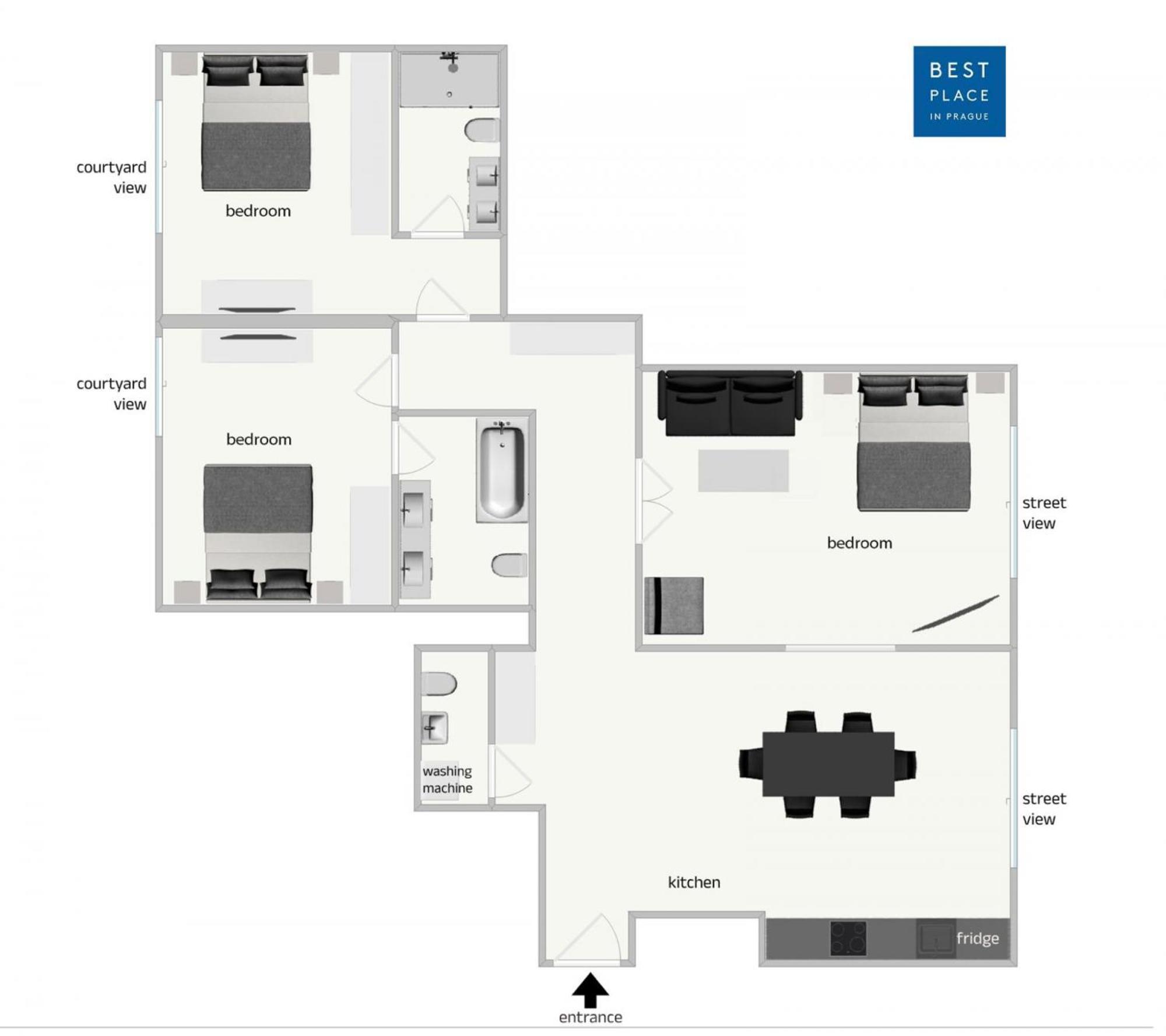Unique Old Town Apartments At Palace Dlouha براغ المظهر الخارجي الصورة